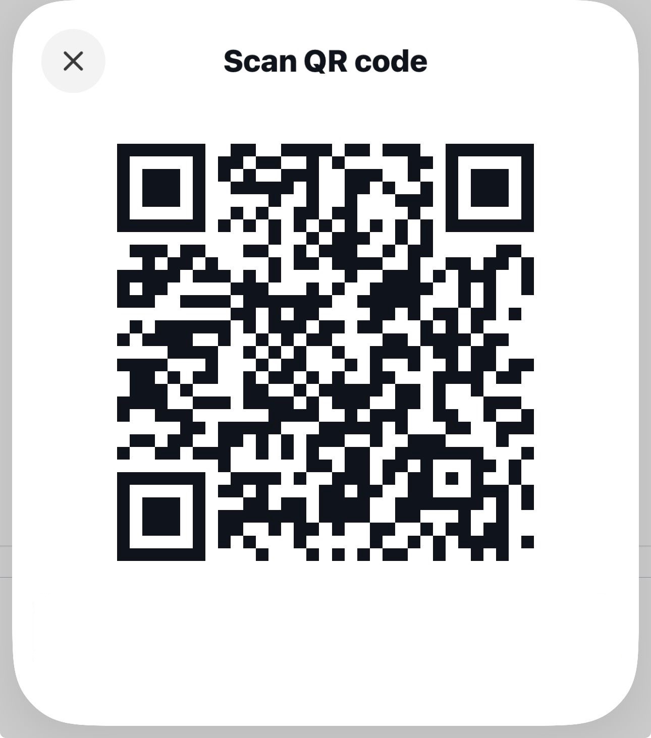 SumUp payment QR code